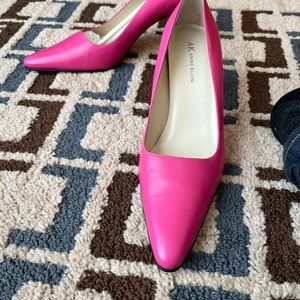 New Anne Klein leather heels